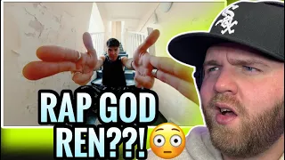 REN THE RAP GOD?! | Ren- Losing It (FISHER rap retake) Reaction