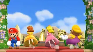 Mario Party 9 Step It Up - 1 vs. Rivals - Mario vs Team Daisy, Peach, Wario| Cartoons Mee