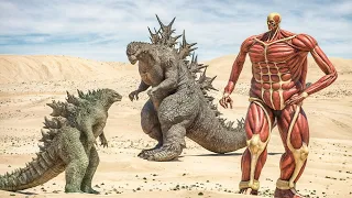 Legendary Godzilla Retaliates Colossal Titan & Minus One