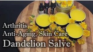 Dandelion Salve, for Arthritis, Anti ageing, skin care, {Herbal Profile, ,magical & medicinal uses}