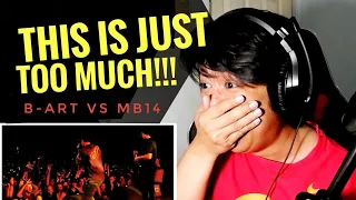 REACTION | B-ART vs MB14 | Grand Beatbox Battle 2019 | 1/4 Final