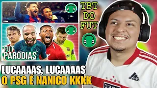 ♫ 6x1 - BARCELONA: O IMPOSSÍVEL NÃO EXISTE & LIVERPOOL E TOTTENHAM... | TBT do FutParódias | REACT