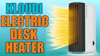 KLOUDI PORTABLE ELECTRIC DESK HEATER REVIEW | HOME | BEDROOM | OFFICE