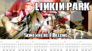 Linkin Park - Somewhere I Belong (Guitar Cover + TABS)