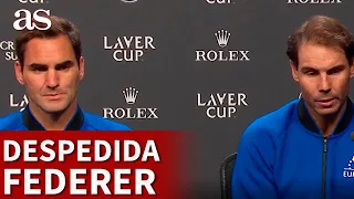 NADAL casi hace LLORAR A FEDERER antes de su DESPEDIDA | LAVER CUP | Diario AS