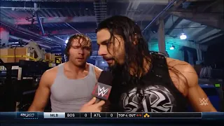 Renee Young interviews Dean Ambrose&Roman Reigns18  6  15