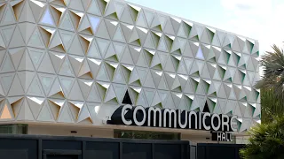 EPCOT Communicore Hall & Plaza May 2024 Construction Update | Walt Disney World Orlando Florida