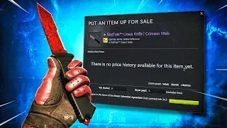 He unboxed a Knife so RARE it's not even on Steam...