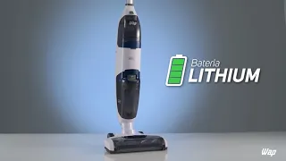 Máquina Lavadora Extratora Vertical Sem Fio Limpeza Piso Aspirador 3x1 Bivolt Wap Floor Cleaner Mob