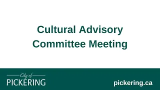 Electronic Cultural Advisory Committee
