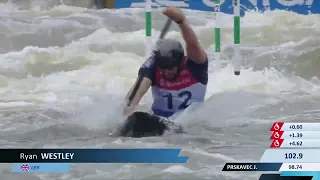 Ryan Westley Great Britain Semi-Final / 2023 ICF Canoe-Kayak Slalom World Cup Prague Czech Republic