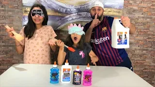 DADDY CHEATED!! Blindfolded Slime Challenge