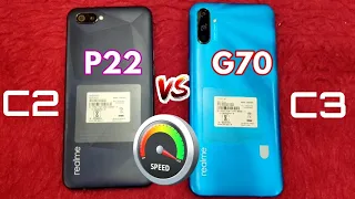 Realme C3 Vs Realme C2 Speed Test | Helio G7070 Vs P22  | Realme C2 Vs Realme C3