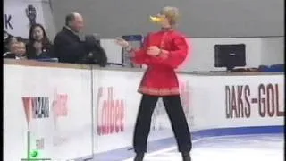 Evgeni Plushenko 1999 NHK Trophy   EX Russian Country  Dance + Crazy Bird + finale