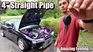 FIRST DRIVE in POV!! | RB26/30 Self Built 240SX S14