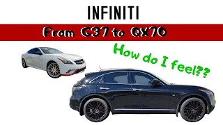 Jumped From INFINITI G37 to QX70 - Thoughts / Review