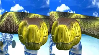 Vídeo 3D - Cobra Sai realmente da tela - Ki medo