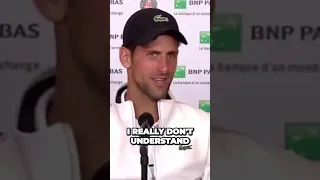 Reporter DISRESPECTED Novak Djokovic... look at his response :)His Take on Being the Bad Guy..#fun