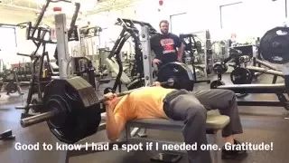 Bench Press TIPS & FORM - 365lb bench press @ 153lb body weight - FAILED 385lb