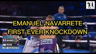 Emanuel Navarrete 1st ever knockdown VS. Liam Wilson