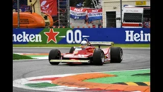 Jody Scheckter demonstrates 1979 F1 title win Ferrari at Monza #ItalianGP