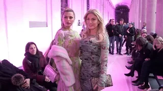 Hofit Golan, Victoria Bonya and more front row for the Blumarine Fashion Show