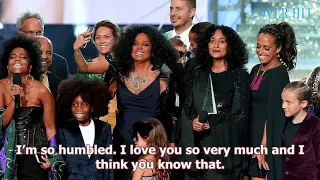 Diana ross belts medley of hits before receiving ama lifetime achievement award  'i'm so humbled'