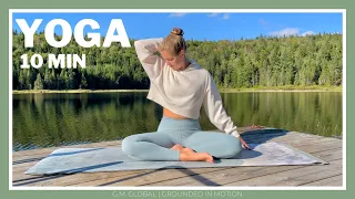 GENTLE YOGA | Head, Neck & Shoulder Stretches for Peace of Mind & Relaxation | 10 MIN