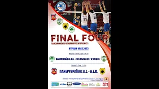 Final-4 Ε.Σ.Π.Α.Α.Α Πανελλήνιου Πρωταθλήματος Αγοριών Κ21 - ΜΙΚΡΟΣ ΤΕΛΙΚΟΣ