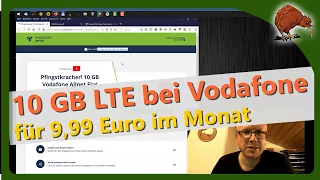 10 GB Vodafone Allnet Flat für 9,99 Euro