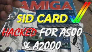 Amiga Zorro SID Card (AmigaSID) - Hacked for A500 / A2000 / A3000 / A4000