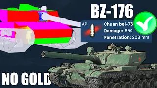 BZ-176 | No Gold - 3 Marks | World of Tanks
