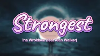 Strongest - Ina Wroldsen (feat Alan Walker) [Nuke Musics Visualiser +Lyrics]