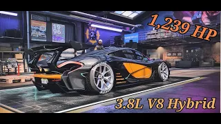 NEED FOR SPEED HEAT McLAREN P1 GTR 1,232 HP, Customization [ Max Build 400+ FAST DRIVE