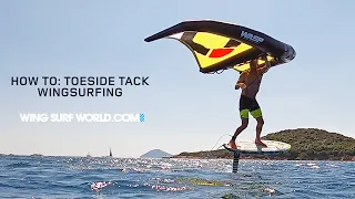 Wingsurfing Toeside Tack Technique - WSW Issue #02