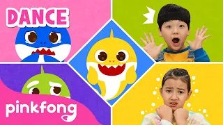 [4K] If Sharks Are Happy | Dance Along | Kids Rhymes | Let's Dance Together! | Pinkfong Songs