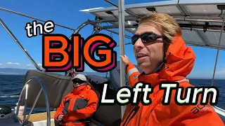 Ep.1 – Sailing from Canada to the USA and Making the BIG LEFT TURN!