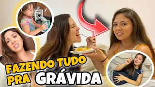 UM DIA INTEIRO FAZENDO AS VONTADES DA GRÁVIDA | Ft. Valentina Sobrinho