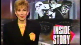 Karloff and Lugosi on Entertainment Tonight 1990  RARE TV FOOTAGE
