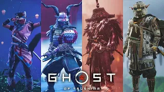 GHOST OF TSUSHIMA - Todas as Armaduras Secretas da Ilha Iki