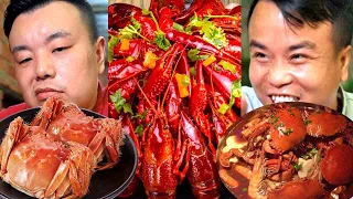 Big strg snatch pumpkin skin shrimp!#FoodBlindBox#RuralFood#Spicy#ShakeSoundFood#EatSow