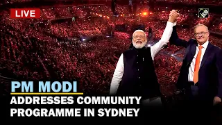 Live: PM Modi addresses community programme in Sydney, Australia