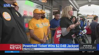 Winning Powerball jackpot ticket sold at Joe's Service Center in Altadena