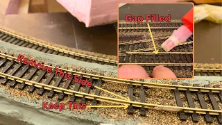 How To Fill Gaps Between Track on Your Train Layout