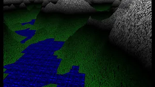 C++ OpenGL 3D Terrain with Multiple Octaves of Perlin Noise and setting water height