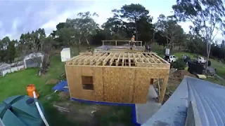 SIP House - Slab to Cladding [Time Lapse]