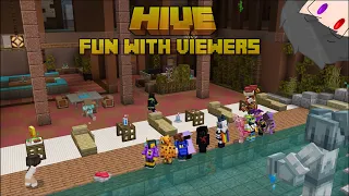 🔴 Minecraft Hive With Viewers, But The Weather Feels Like Summer 🔴
