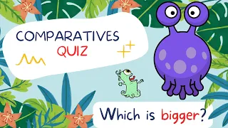 Comparative Adjectives QUIZ - ESL game - English Grammar