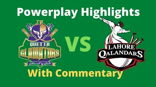 Power Play Highlights | Quetta Gladiators vs Lahore Qalandars | Match 20 | HBL PSL 7