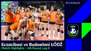 #CLVolleyW | Eczacibasi VitrA ISTANBUL vs Budowlani ŁÓDŹ - Match Highlights